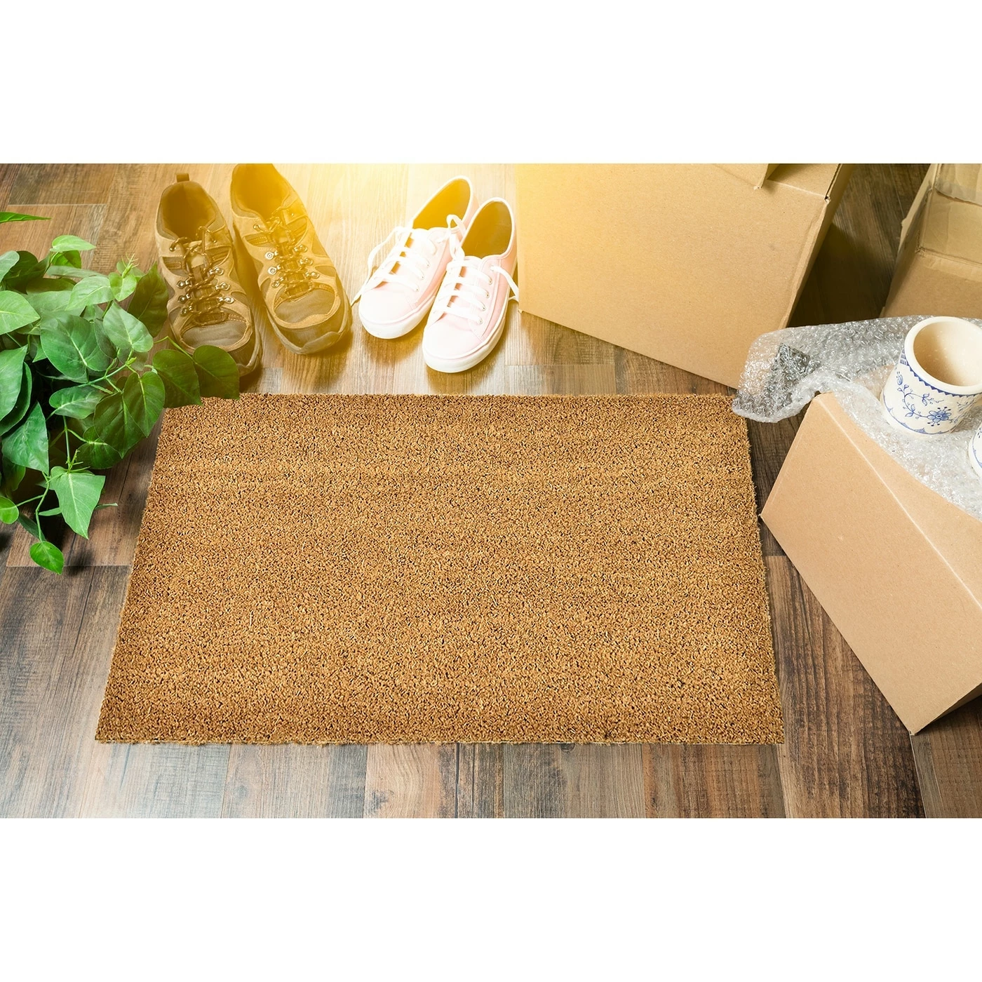 Buy π Evideco Front Door Mat Coir Coco Fibers Rug 24x13 Inch Natural β¨ - Image 2