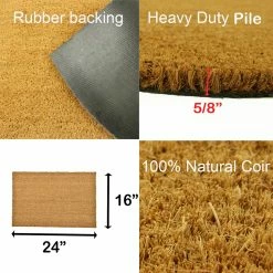 Best deal π Evideco Front Door Mat Coir Coco Fibers Rug 24x16 Inch Natural π 7 Best deal π Evideco Front Door Mat Coir Coco Fibers Rug 24x16 Inch Natural π -Evideco Shop Front Door Mat Coir Coco Fibers Rug 24x16 Inch Natural 2