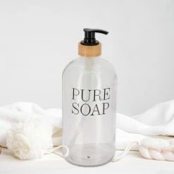 Top 10 β¨ Evideco Glass And Bamboo Soap Dispenser PURE SOAP 17 Or 34 FL OZ - Clear π 15 Top 10 β¨ Evideco Glass And Bamboo Soap Dispenser PURE SOAP 17 Or 34 FL OZ - Clear π -Evideco Shop Glass and Bamboo Soap Dispenser PURE SOAP 17 or 34 FL OZ 6
