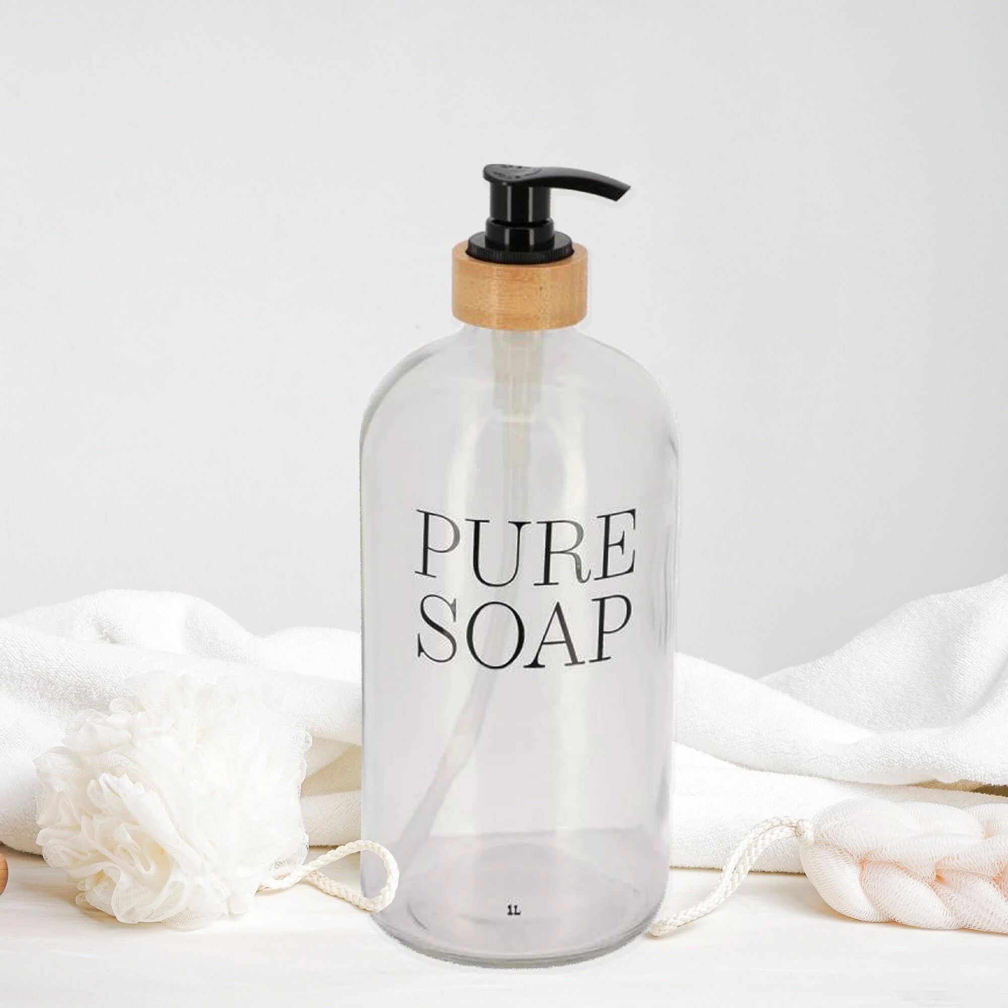 Top 10 β¨ Evideco Glass And Bamboo Soap Dispenser PURE SOAP 17 Or 34 FL OZ - Clear π 7 Top 10 β¨ Evideco Glass And Bamboo Soap Dispenser PURE SOAP 17 Or 34 FL OZ - Clear π - Image 7