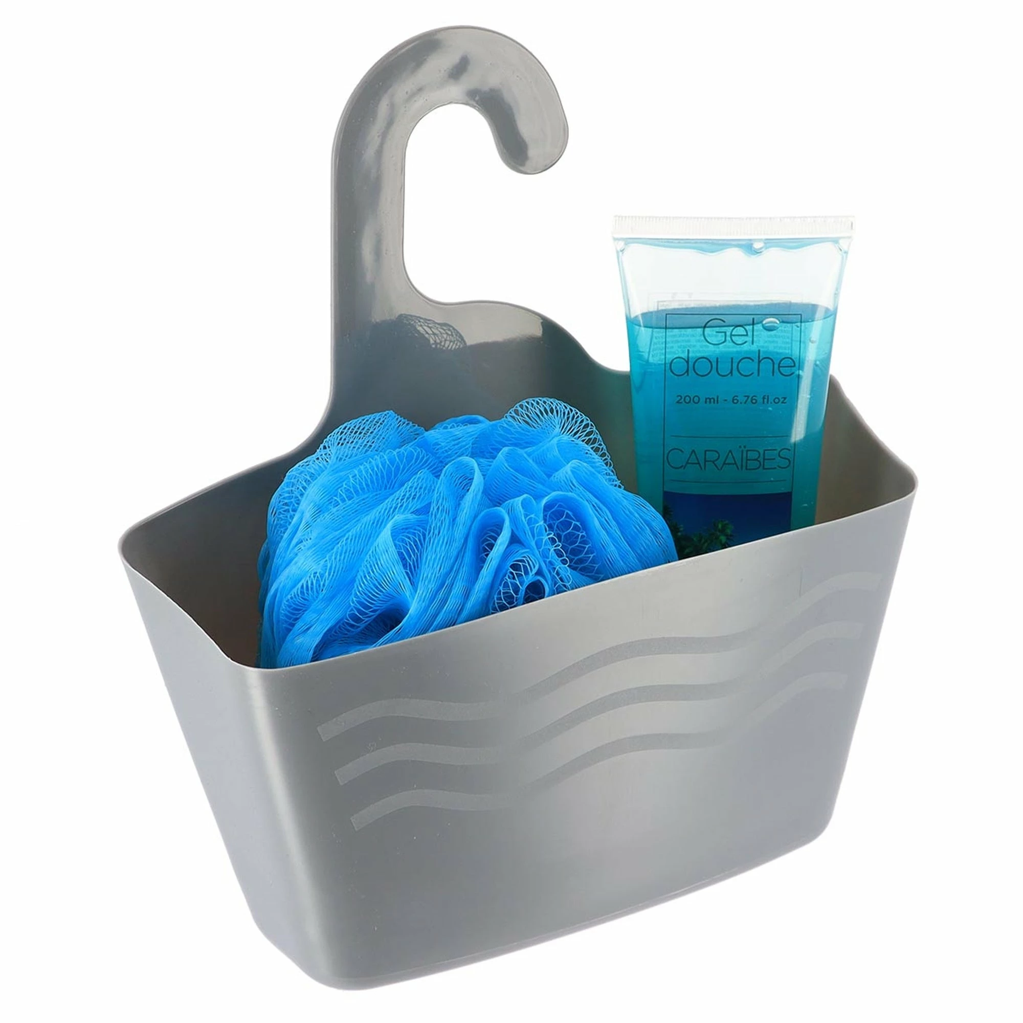 Brand new 𧨠Evideco Hanging Shower Caddy Organizer Plastic Basket Taupe ⨠- Image 13