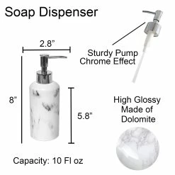 New 𧨠Evideco Marble Collection Bath Accessory Set Pieces Full Set 4 Pieces π 25 New 𧨠Evideco Marble Collection Bath Accessory Set Pieces Full Set 4 Pieces π -Evideco Shop Marble Collection Bath Accessory Set Pieces 12
