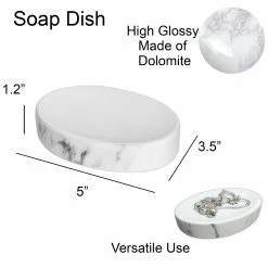 New 𧨠Evideco Marble Collection Bath Accessory Set Pieces Full Set 4 Pieces π 22 New 𧨠Evideco Marble Collection Bath Accessory Set Pieces Full Set 4 Pieces π -Evideco Shop Marble Collection Bath Accessory Set Pieces 9