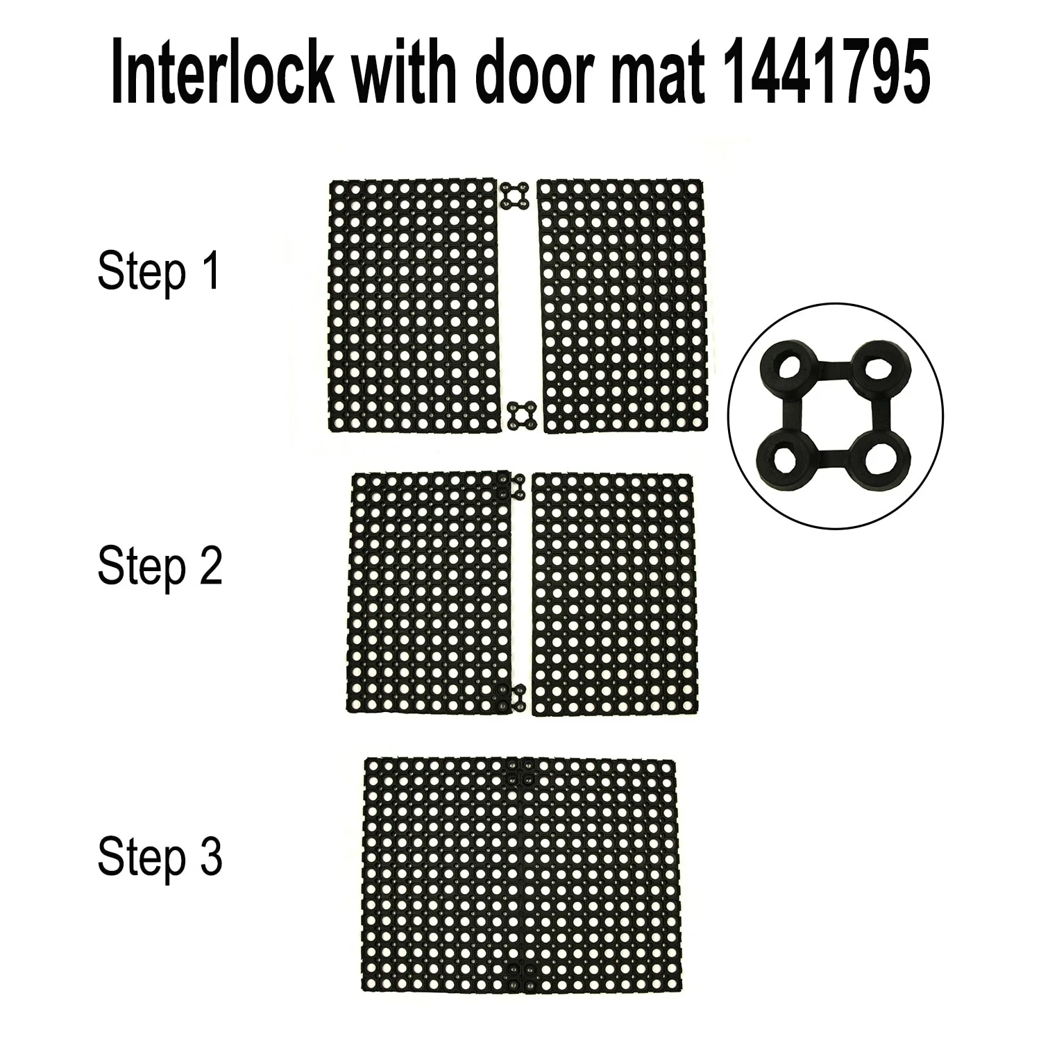 Discount ⌛ Evideco Outdoor Anti-fatigue Interlocking Rubber Floor Mat 2 Connectors ❤️ 2 Discount ⌛ Evideco Outdoor Anti-fatigue Interlocking Rubber Floor Mat 2 Connectors ❤️ - Image 2
