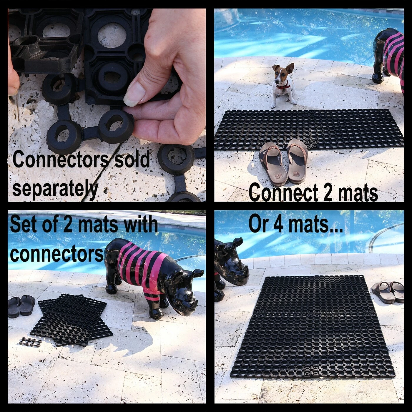 Discount ⌛ Evideco Outdoor Anti-fatigue Interlocking Rubber Floor Mat 2 Connectors ❤️ 11 Discount ⌛ Evideco Outdoor Anti-fatigue Interlocking Rubber Floor Mat 2 Connectors ❤️ - Image 11