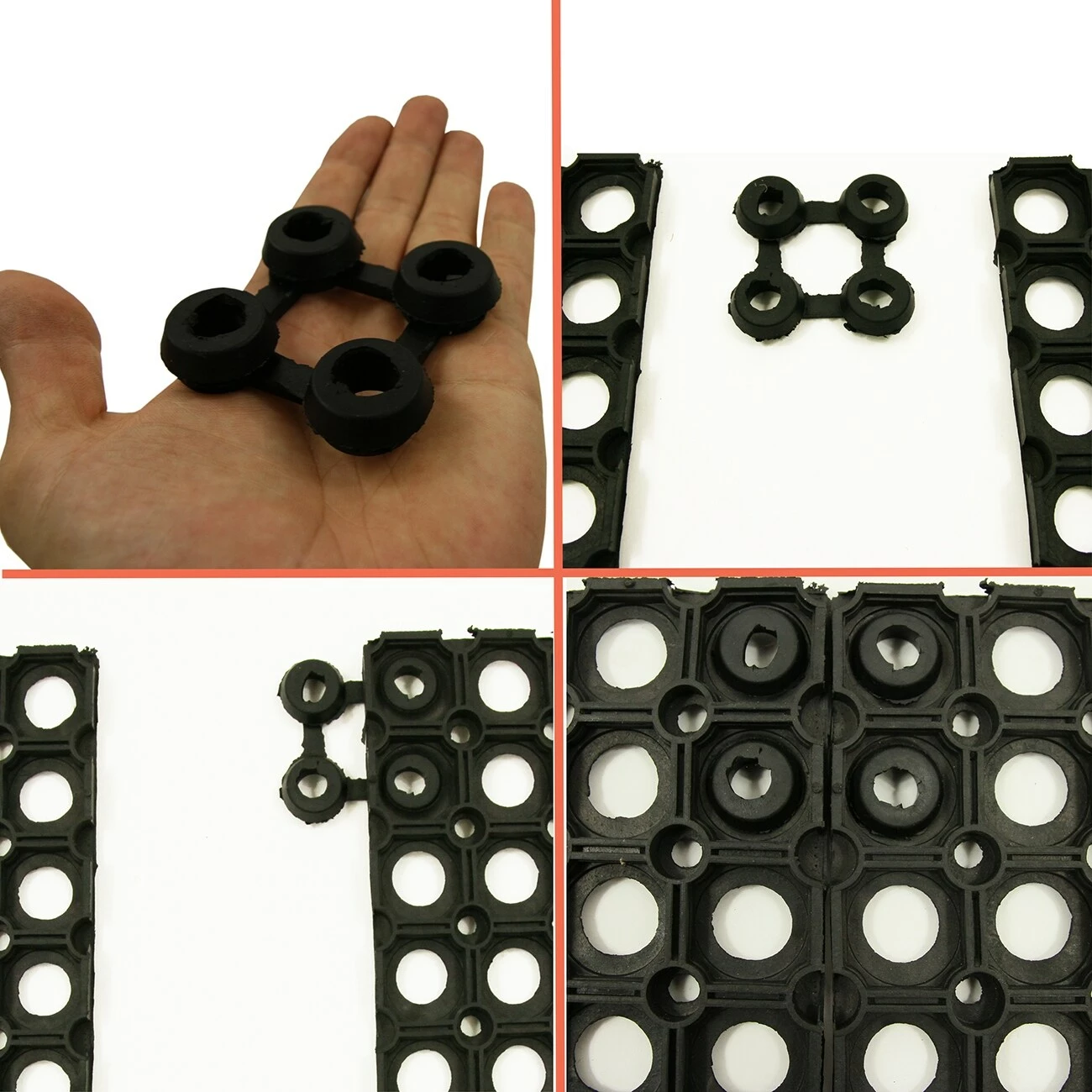 Discount ⌛ Evideco Outdoor Anti-fatigue Interlocking Rubber Floor Mat 2 Connectors ❤️ 5 Discount ⌛ Evideco Outdoor Anti-fatigue Interlocking Rubber Floor Mat 2 Connectors ❤️ - Image 5