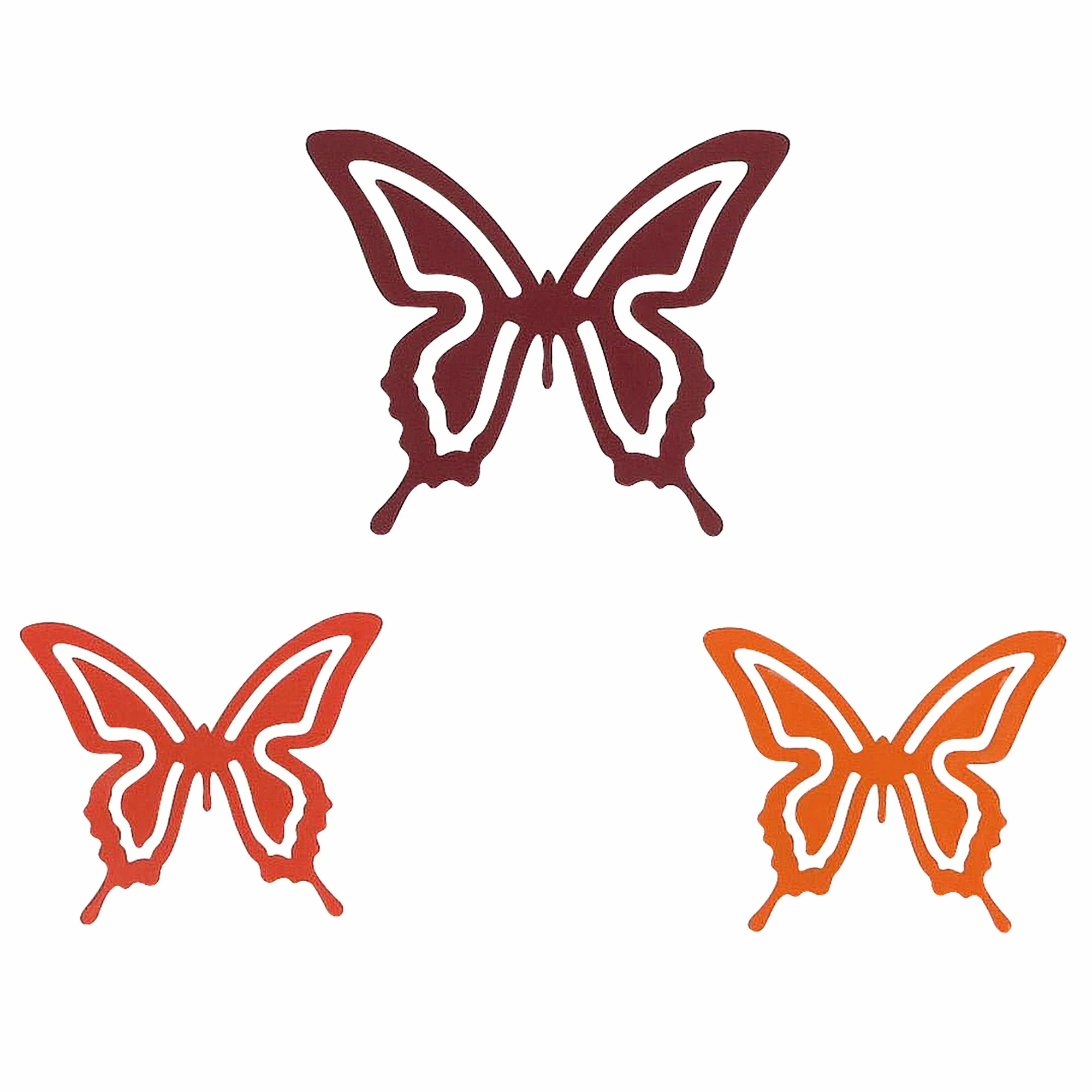 Buy β Evideco Metal Butterfly With Magnet Luzia 6 Pieces - 3"L X 2.8"W X 0.6"D Chocolate/green π 2 Buy β Evideco Metal Butterfly With Magnet Luzia 6 Pieces - 3"L X 2.8"W X 0.6"D Chocolate/green π - Image 2