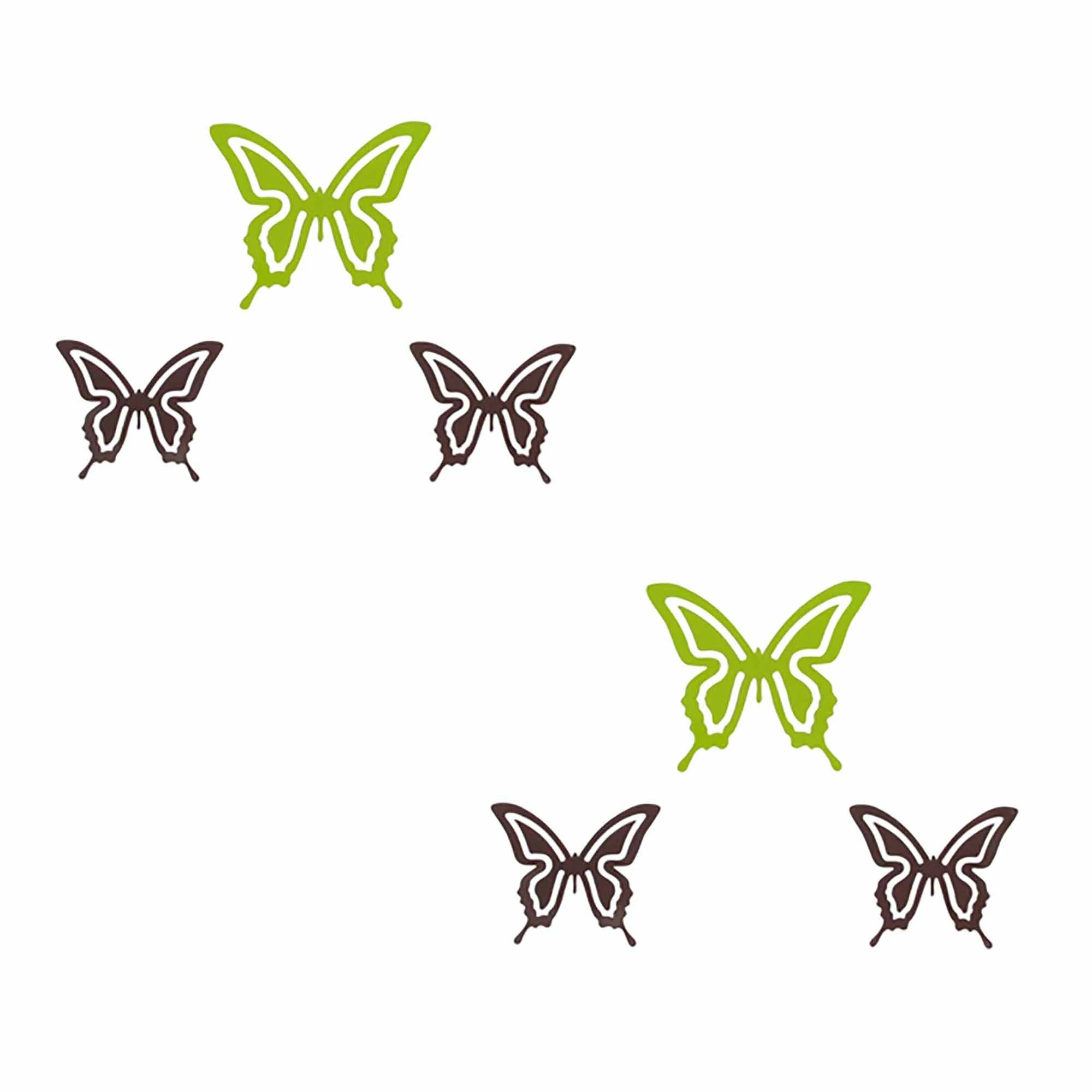 Buy β Evideco Metal Butterfly With Magnet Luzia 6 Pieces - 3"L X 2.8"W X 0.6"D Chocolate/green π 6 Buy β Evideco Metal Butterfly With Magnet Luzia 6 Pieces - 3"L X 2.8"W X 0.6"D Chocolate/green π - Image 6