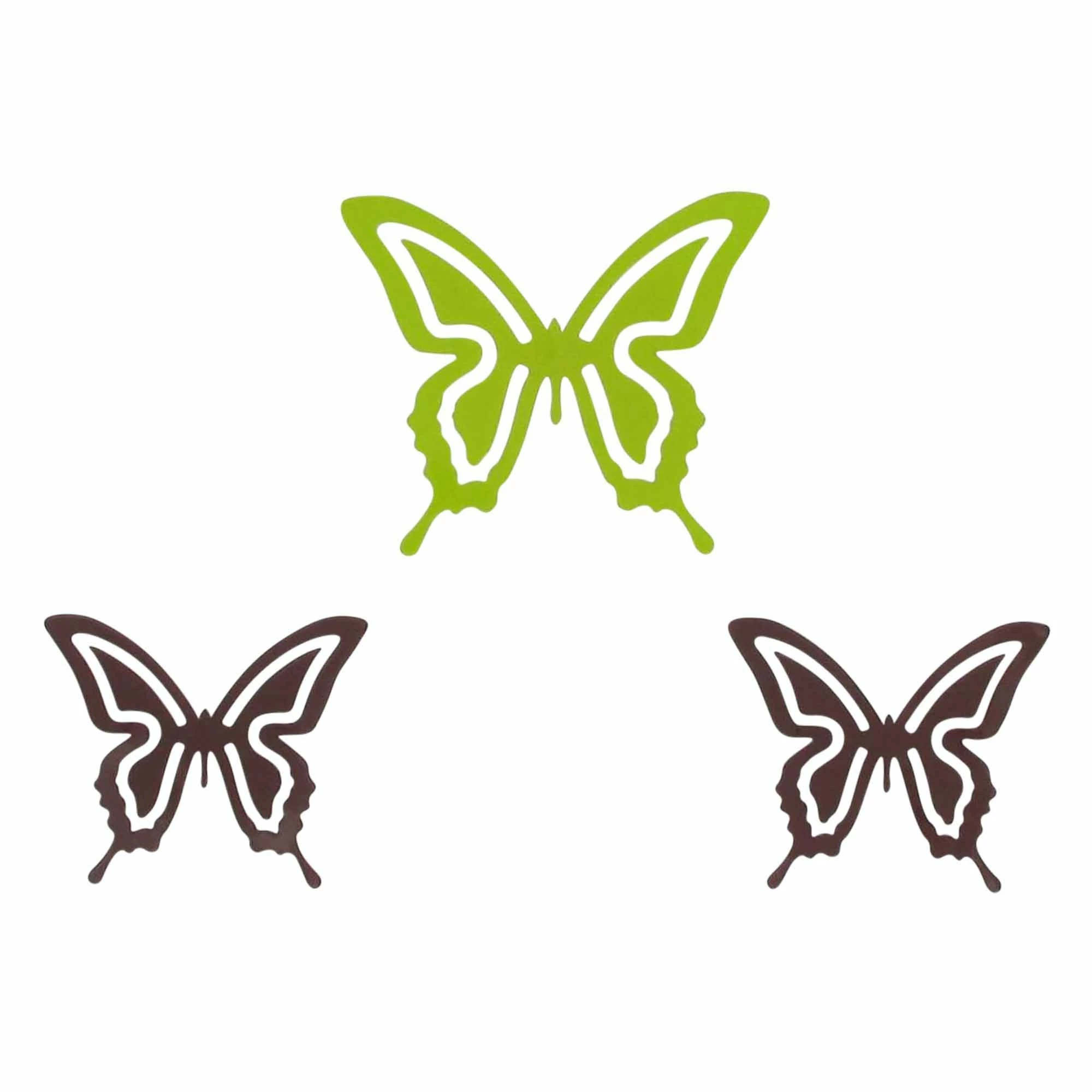 Buy β Evideco Metal Butterfly With Magnet Luzia 6 Pieces - 3"L X 2.8"W X 0.6"D Chocolate/green π 8 Buy β Evideco Metal Butterfly With Magnet Luzia 6 Pieces - 3"L X 2.8"W X 0.6"D Chocolate/green π - Image 8