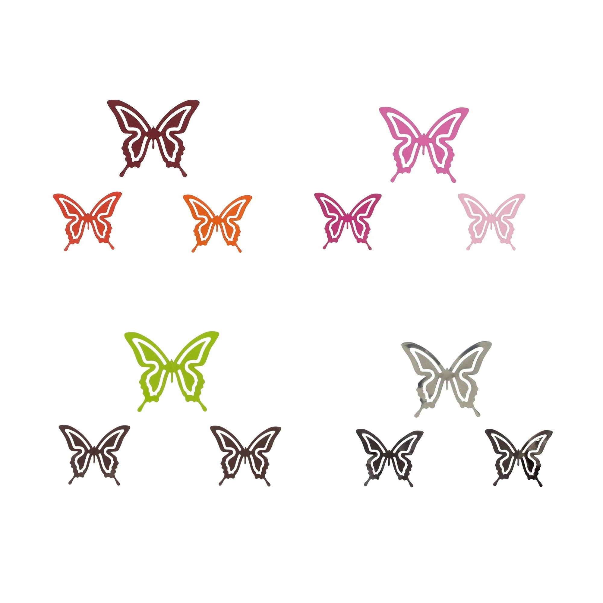 Buy β Evideco Metal Butterfly With Magnet Luzia 6 Pieces - 3"L X 2.8"W X 0.6"D Chocolate/green π 1 Buy β Evideco Metal Butterfly With Magnet Luzia 6 Pieces - 3"L X 2.8"W X 0.6"D Chocolate/green π