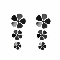 New 🎁 Evideco Metal Flower With Magnet Floral 6 Pieces - 2"L X 2"W X 0.8"D Grey 🧨 -Evideco Shop Metal Flower With Magnet Floral 6 pieces 14