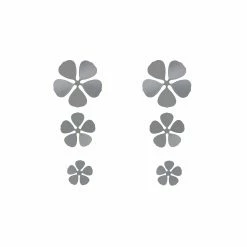 New 🎁 Evideco Metal Flower With Magnet Floral 6 Pieces - 2"L X 2"W X 0.8"D Grey 🧨 -Evideco Shop Metal Flower With Magnet Floral 6 pieces 3