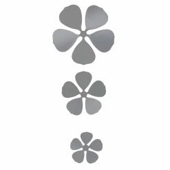 New 🎁 Evideco Metal Flower With Magnet Floral 6 Pieces - 2"L X 2"W X 0.8"D Grey 🧨 -Evideco Shop Metal Flower With Magnet Floral 6 pieces 5