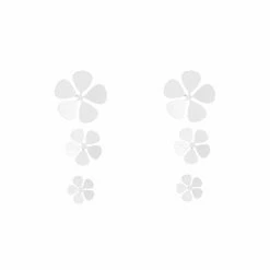 New 🎁 Evideco Metal Flower With Magnet Floral 6 Pieces - 2"L X 2"W X 0.8"D Grey 🧨 -Evideco Shop Metal Flower With Magnet Floral 6 pieces 6