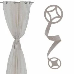 Best reviews of ⌛ Evideco Metal Geometric Tieback Medina Twist Chrome 👍 -Evideco Shop Metal Geometric Tieback Medina Twist