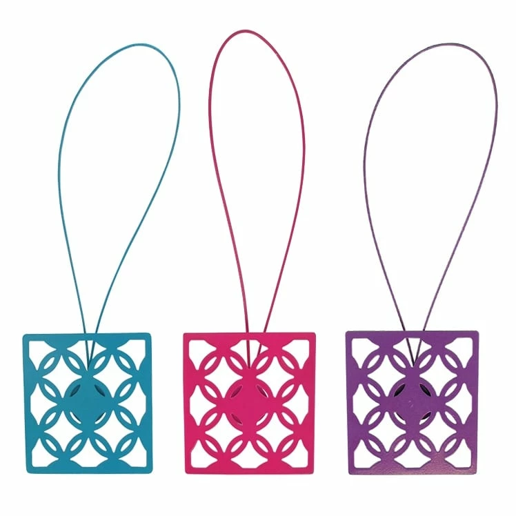 Promo ✨ Evideco Metal Geometric Tieback With Magnet Circles - 19"L X 3"W X 1"D Turquoise Blue ✨ 1 Promo ✨ Evideco Metal Geometric Tieback With Magnet Circles - 19"L X 3"W X 1"D Turquoise Blue ✨