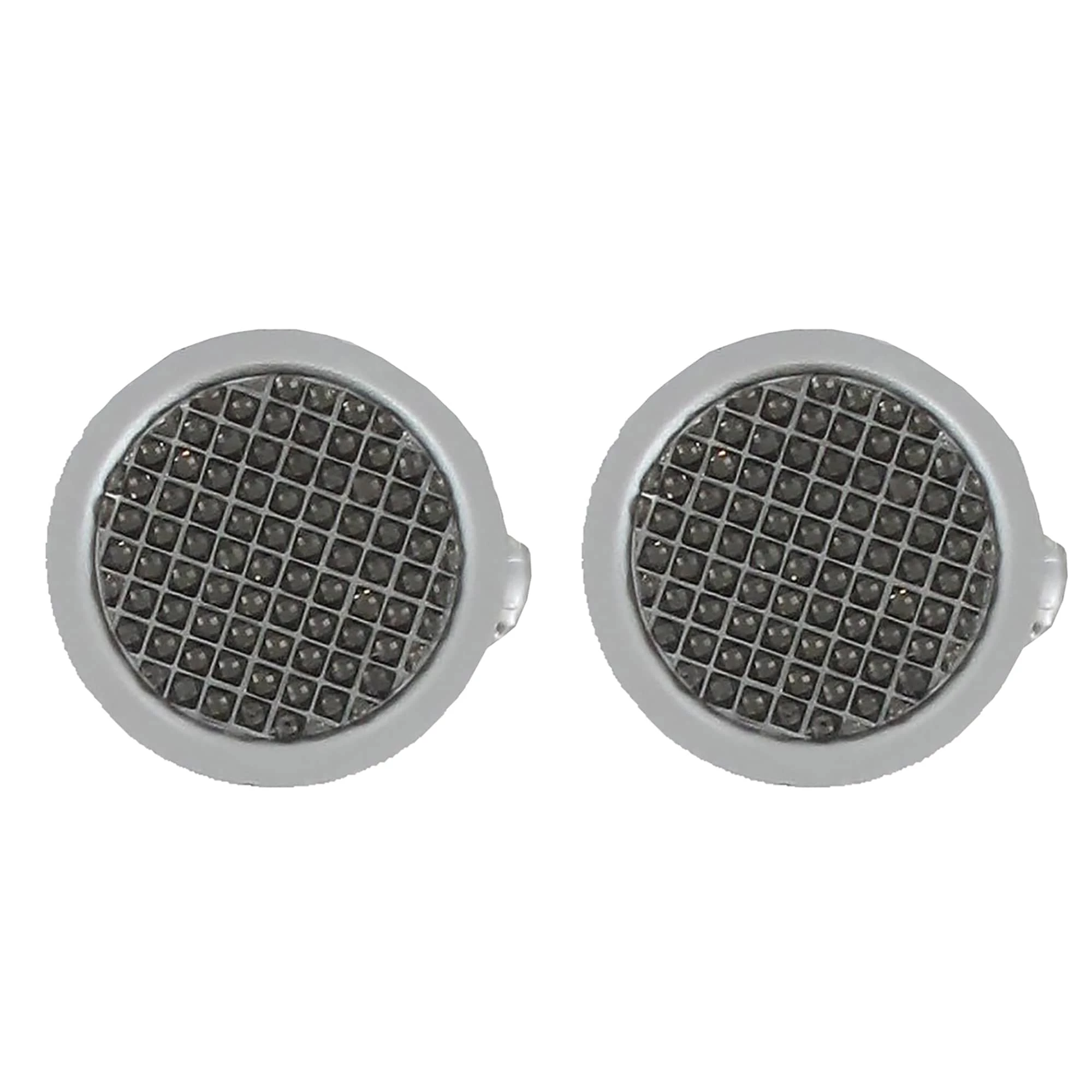 Cheapest π― Evideco Metal Round Clip Small Size Tiffany Set Of 2 Silver Grey π - Image 7