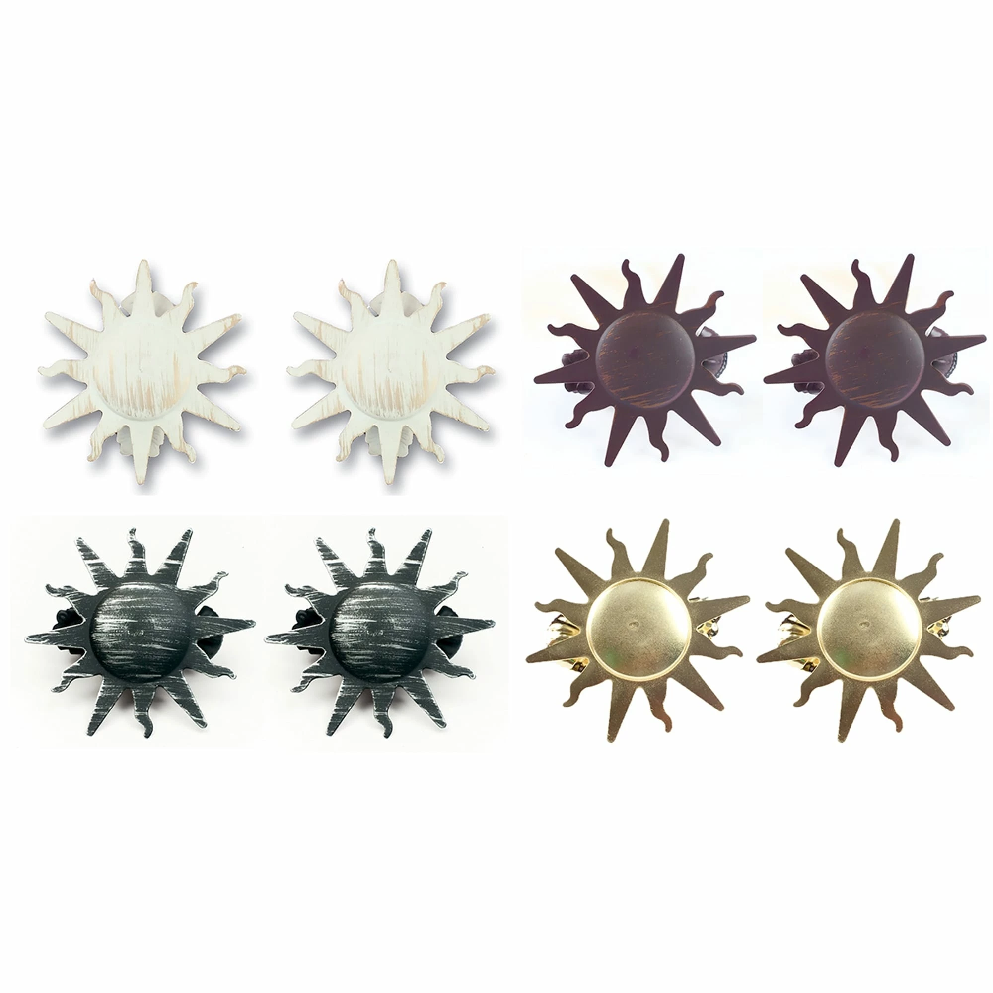Buy π Evideco Metal Sun Curtain Clip Big Size - Set Of 2 - 2"W X2"H X 1.1"D - 2"W X2"H X 1.1"D Rust, Gold β¨ 1 Buy π Evideco Metal Sun Curtain Clip Big Size - Set Of 2 - 2"W X2"H X 1.1"D - 2"W X2"H X 1.1"D Rust, Gold β¨