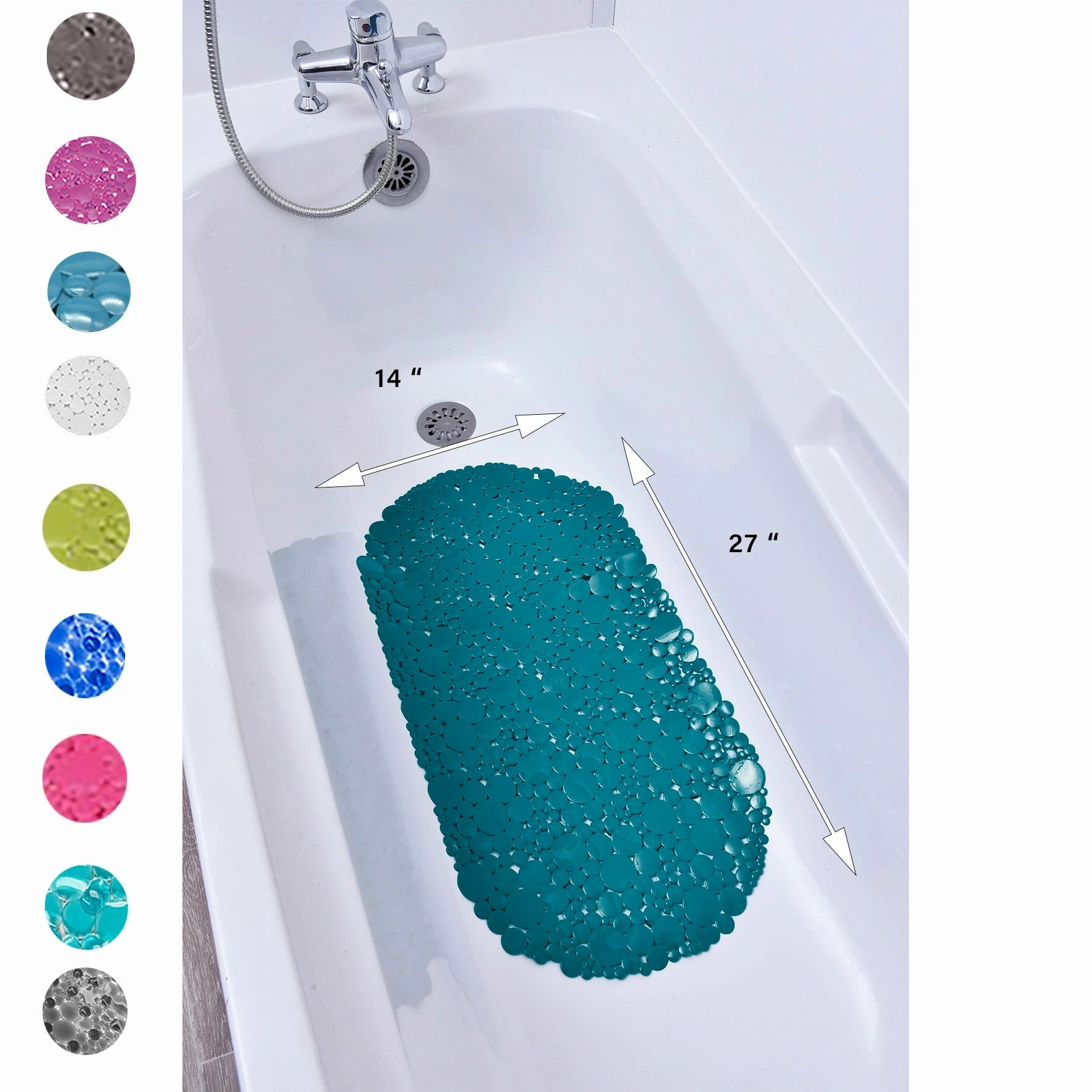 Top 10 π― Evideco Bubbles Non-Slip Oval Bathtub Mat 28 L X 15 W Solid Pink π 1 Top 10 π― Evideco Bubbles Non-Slip Oval Bathtub Mat 28 L X 15 W Solid Pink π