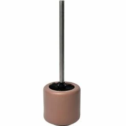 Cheap 𧨠Evideco Nordic Freestanding Toilet Brush And Holder Set Peach Color Blush βοΈ
