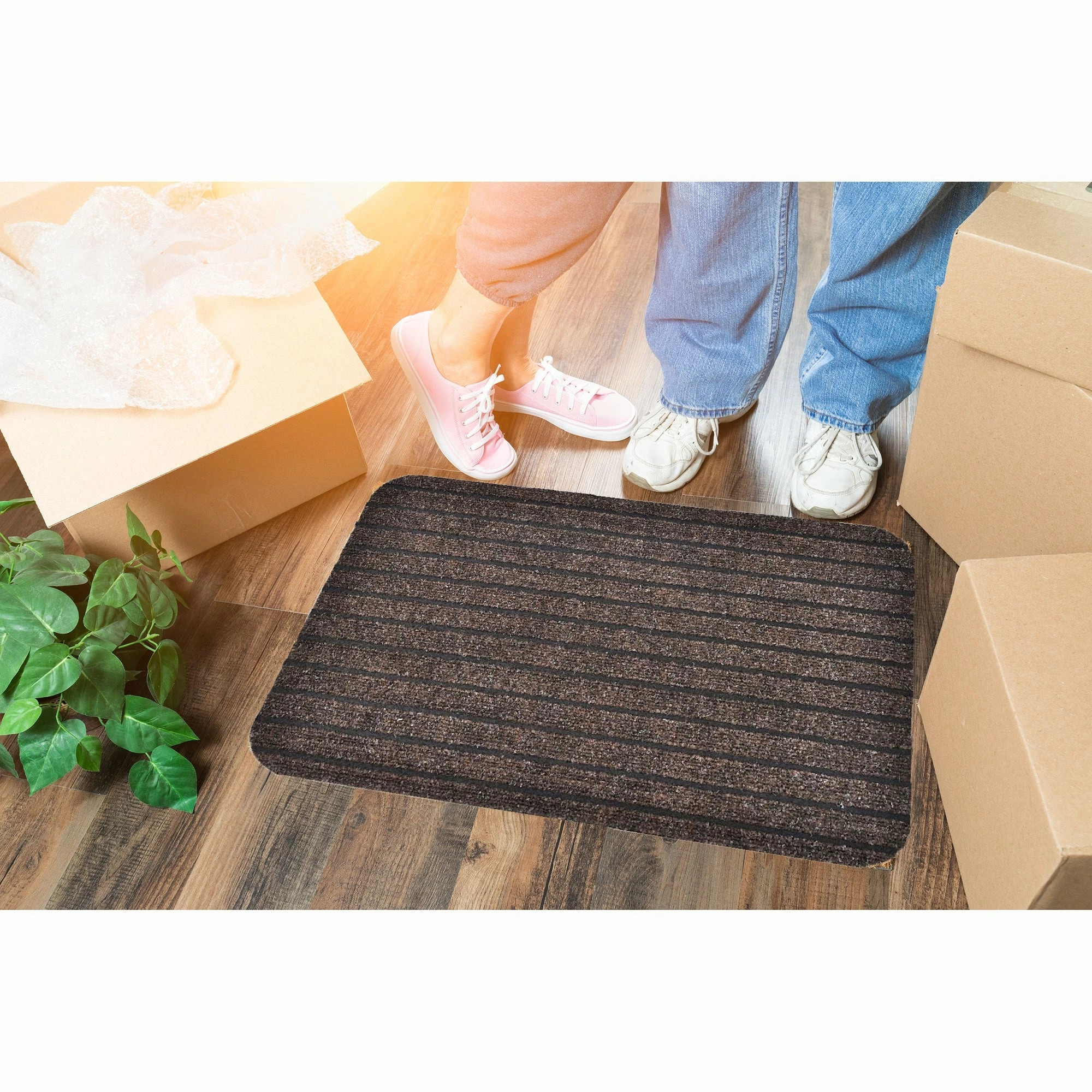 Cheap π Evideco Outdoor Front Door Mat Chloe Polypropylene Latex Rug 24x16 Brown π― 2 Cheap π Evideco Outdoor Front Door Mat Chloe Polypropylene Latex Rug 24x16 Brown π― - Image 2