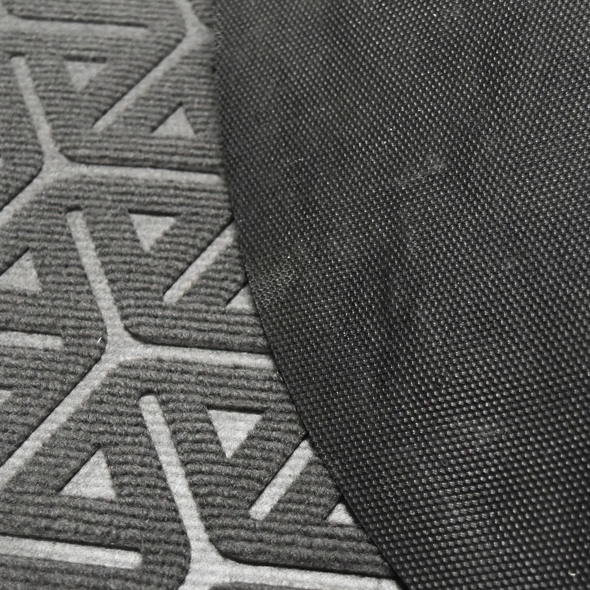 Outlet π Evideco Outdoor Wilson Half Round Front Door Mat Polyester Rubber Rug 30x18 Black β¨ - Image 3