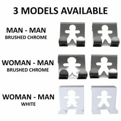 Discount π― Evideco Double Hooks Over The Cabinet Door Set Of 2 - 2"H X 2"W X 1 3/4"D White π© Woman Man β 22 Discount π― Evideco Double Hooks Over The Cabinet Door Set Of 2 - 2"H X 2"W X 1 3/4"D White π© Woman Man β -Evideco Shop Over The Cabinet Towel Double Hooks Set of 2 3