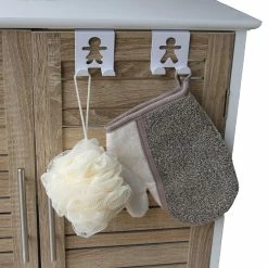 Discount π― Evideco Double Hooks Over The Cabinet Door Set Of 2 - 2"H X 2"W X 1 3/4"D White π© Woman Man β 26 Discount π― Evideco Double Hooks Over The Cabinet Door Set Of 2 - 2"H X 2"W X 1 3/4"D White π© Woman Man β -Evideco Shop Over The Cabinet Towel Double Hooks Set of 2 7