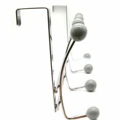 Hot Sale 🎁 Evideco Over The Door 8 Hooks Organizer Rack - 15 L X 4 W X 7.8 H Grey 👏 -Evideco Shop Over The Door 8 Hooks Organizer Rack 15 L x 4 W x 7.8 H d4228e22 0da0 4905 b223 557bfdbab544