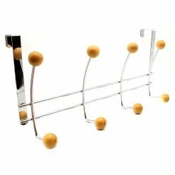 Hot Sale 🎁 Evideco Over The Door 8 Hooks Organizer Rack - 15 L X 4 W X 7.8 H Grey 👏 -Evideco Shop Over The Door 8 Hooks Organizer Rack 15 L x 4 W x 7.8 H f7c32b5c 78d4 4278 82de 2a52c9919198