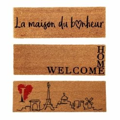 Cheapest ✨ Evideco Paris City 30x10 Long Sheltered Front Door Mat Coco Natural 🔥 -Evideco Shop Paris City 30x10 Long Sheltered Front Door Mat Coco Natural 5