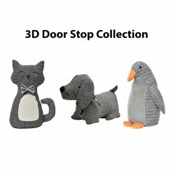 Outlet ❤️ Evideco Penguin Fabric Bag Door Stop Interior Weighted Floor 2.2 Lbs - 5"L X 5"W X 10"H 🎁 -Evideco Shop Penguin Fabric Bag Door Stop Interior Weighted Floor 2.2 lbs 5