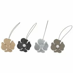 Best deal π Evideco Resin Flower Tieback With Magnet Ines Medium Size - 12"L X 2.8"W X 1"D Taupe β