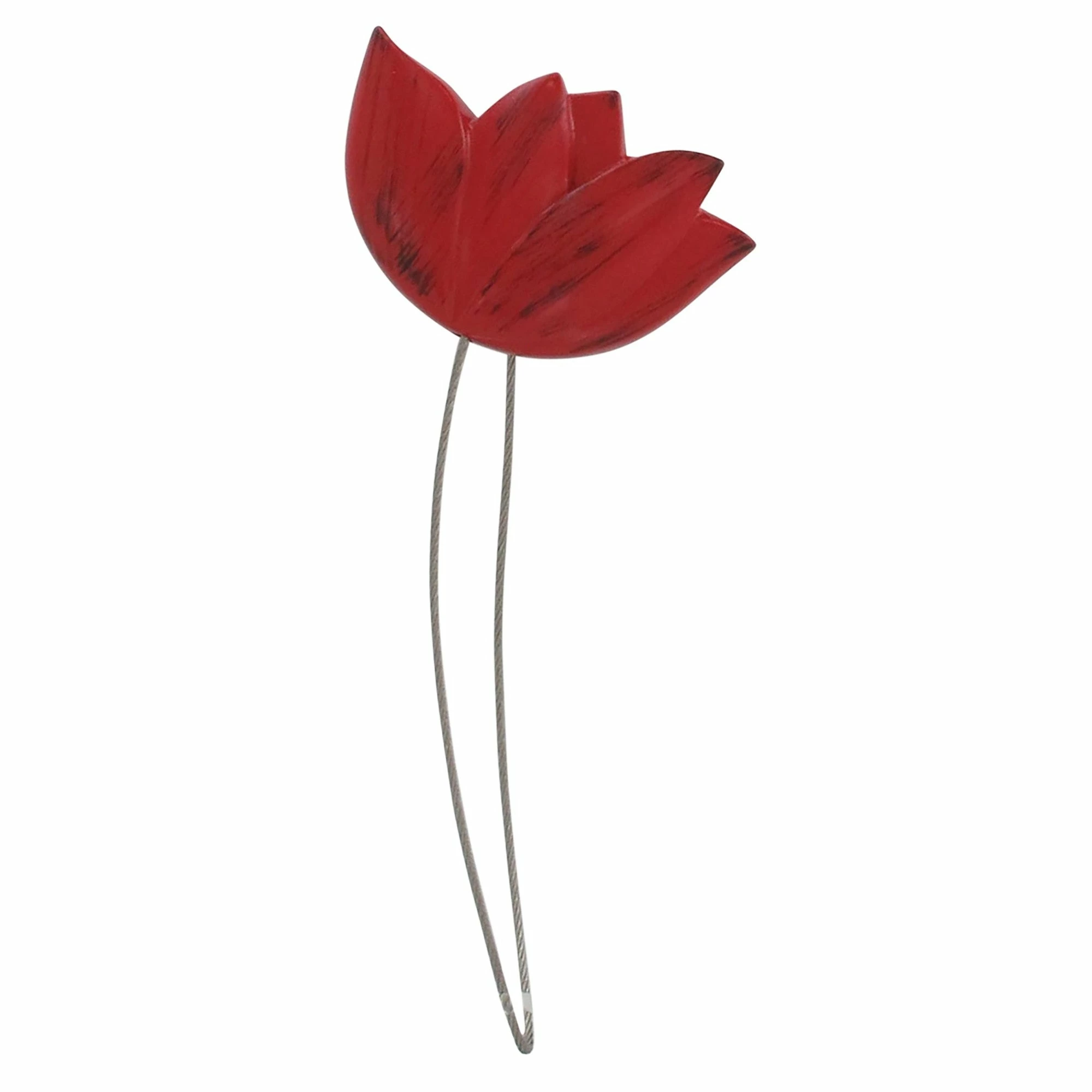 Coupon π₯° Evideco Resin Tieback With Magnet Tulip Small Size - 11.8"L X 2.1"W X 1"D Gold π - Image 4