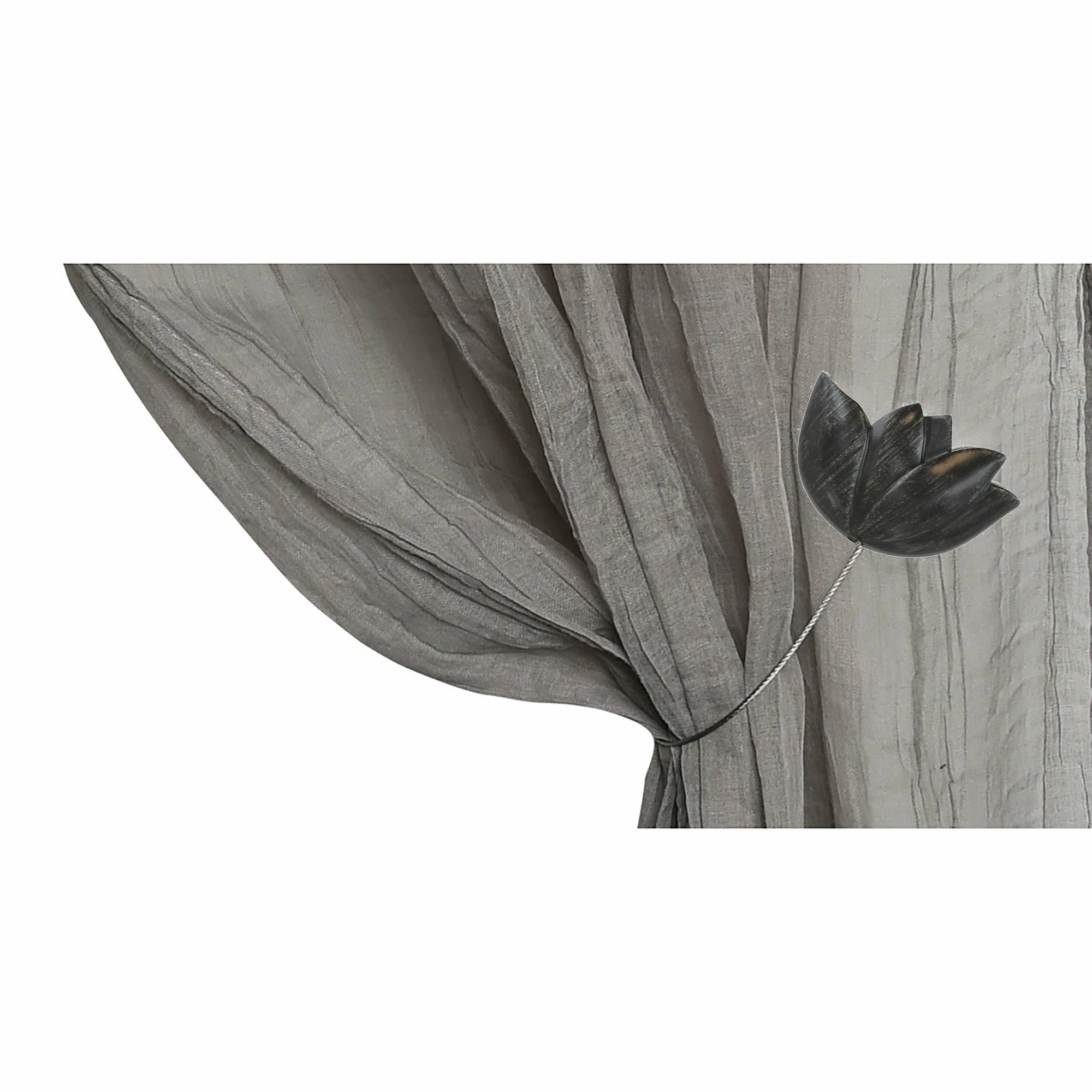 Coupon π₯° Evideco Resin Tieback With Magnet Tulip Small Size - 11.8"L X 2.1"W X 1"D Gold π - Image 9