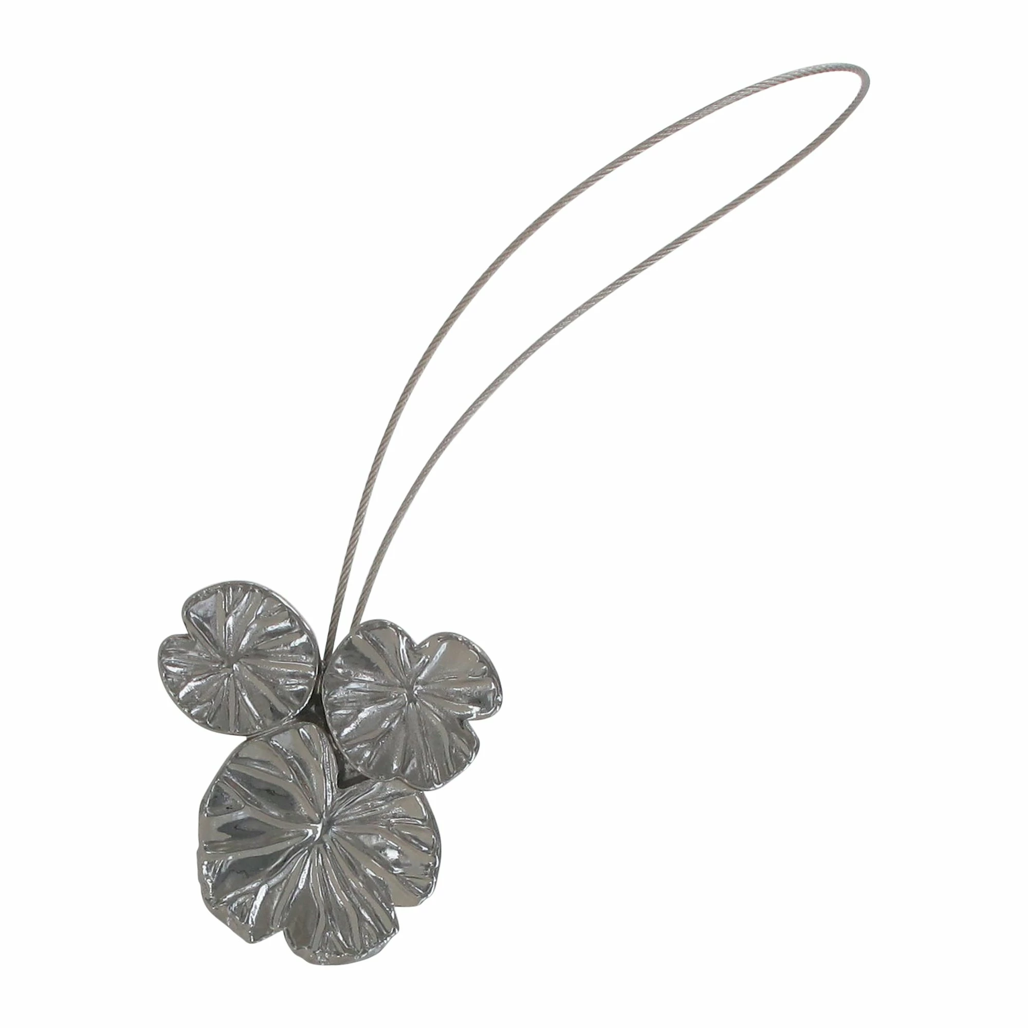 Brand new π Evideco Resin Water Lilies Tieback With Magnet Trio De Nenuphars - 16"L X 2.5"W X 1"D Graphite βοΈ 4 Brand new π Evideco Resin Water Lilies Tieback With Magnet Trio De Nenuphars - 16"L X 2.5"W X 1"D Graphite βοΈ - Image 4