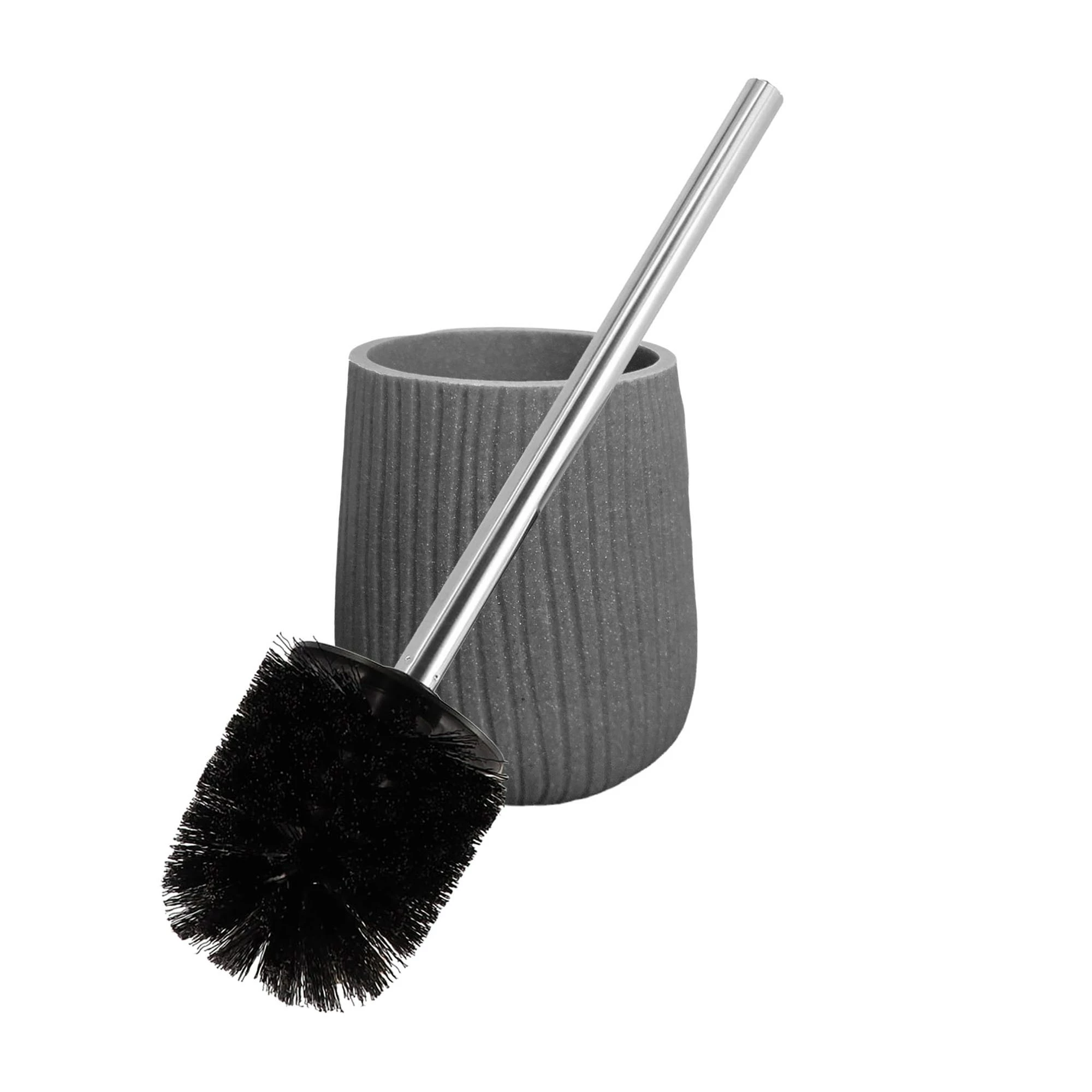 Promo 🥰 Evideco Roma Freestanding Toilet Brush And Holder Set Dark Grey Toilet Bowl Brush Holder ❤️ 2 Promo 🥰 Evideco Roma Freestanding Toilet Brush And Holder Set Dark Grey Toilet Bowl Brush Holder ❤️ - Image 2