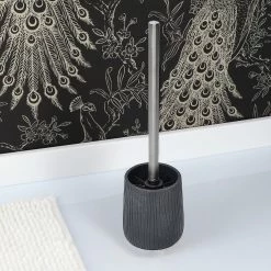 Promo 🥰 Evideco Roma Freestanding Toilet Brush And Holder Set Dark Grey Toilet Bowl Brush Holder ❤️ 7 Promo 🥰 Evideco Roma Freestanding Toilet Brush And Holder Set Dark Grey Toilet Bowl Brush Holder ❤️ -Evideco Shop Roma Freestanding Toilet Brush and Holder Set Dark Grey 2