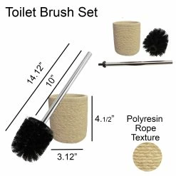 Coupon π Evideco Rope Freestanding Toilet Brush And Holder Set Beige Toilet Bowl Brush Holder π 7 Coupon π Evideco Rope Freestanding Toilet Brush And Holder Set Beige Toilet Bowl Brush Holder π -Evideco Shop Rope Freestanding Toilet Brush and Holder Set Beige 3