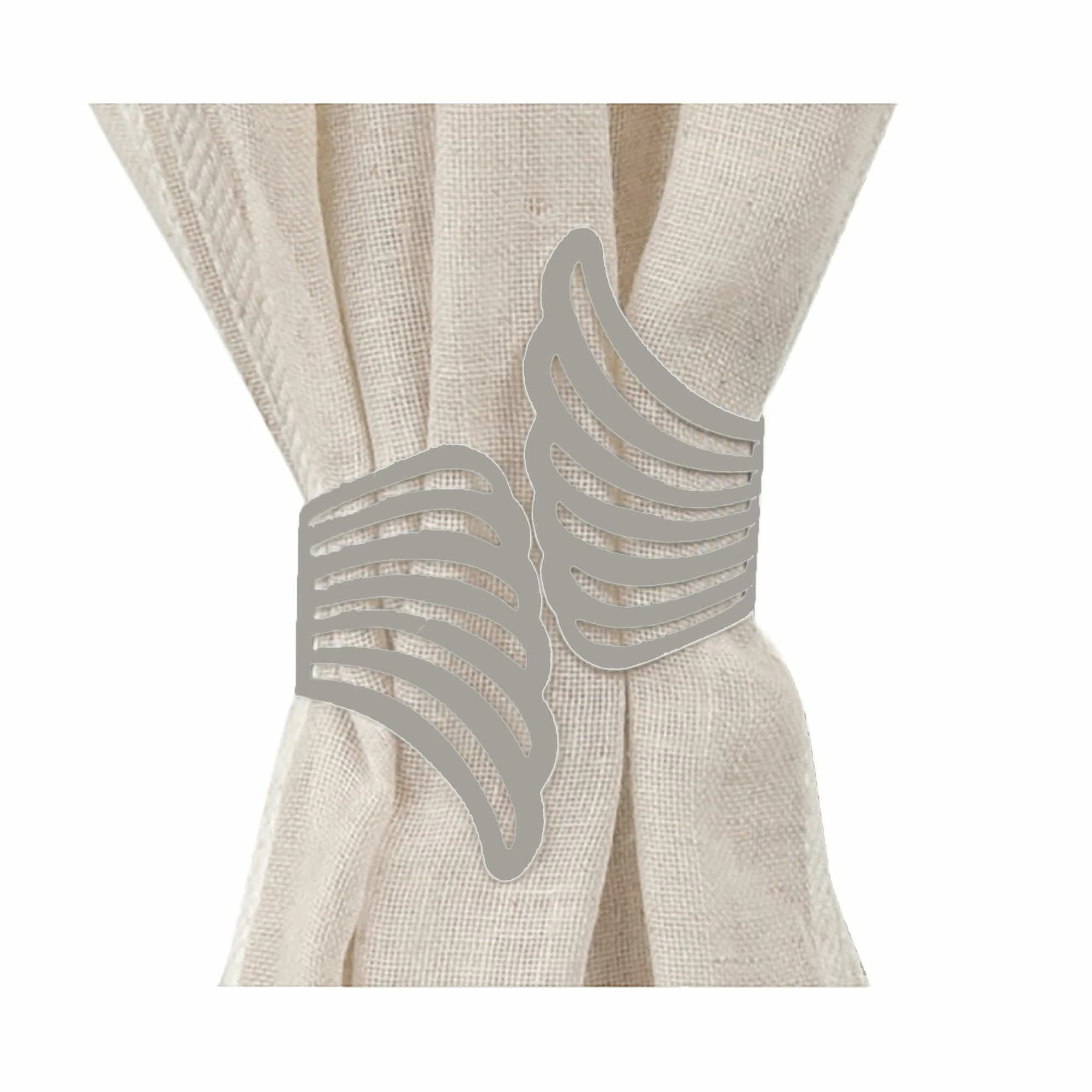 Promo π Evideco Set Of 2 Cuff Metal Wings Tieback Angel - 3.8"L X 3"W X 2.5"D White β 12 Promo π Evideco Set Of 2 Cuff Metal Wings Tieback Angel - 3.8"L X 3"W X 2.5"D White β - Image 12