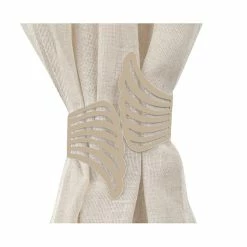 Promo π Evideco Set Of 2 Cuff Metal Wings Tieback Angel - 3.8"L X 3"W X 2.5"D White β 20 Promo π Evideco Set Of 2 Cuff Metal Wings Tieback Angel - 3.8"L X 3"W X 2.5"D White β -Evideco Shop Set of 2 Cuff Metal Wings Tieback Angel 5