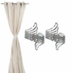 Promo π Evideco Set Of 2 Cuff Metal Wings Tieback Angel - 3.8"L X 3"W X 2.5"D White β 21 Promo π Evideco Set Of 2 Cuff Metal Wings Tieback Angel - 3.8"L X 3"W X 2.5"D White β -Evideco Shop Set of 2 Cuff Metal Wings Tieback Angel 6