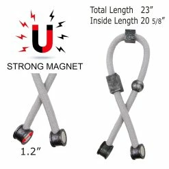 Coupon π Evideco Set Of 2 Magnetic Braided Cord Curtain Tiebacks Geochic Cotton Woven - 23"L X 1"W X 1"D White/gold β 25 Coupon π Evideco Set Of 2 Magnetic Braided Cord Curtain Tiebacks Geochic Cotton Woven - 23"L X 1"W X 1"D White/gold β -Evideco Shop Set of 2 Magnetic Braided Cord Curtain Tiebacks Geochic Cotton Woven 12