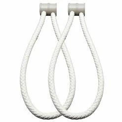 Coupon 🛒 Evideco Set Of 2 Magnetic Braided Cord Curtain Tiebacks Orphee Faux Leather - 23 1/2"L X 0 1/2"W X 0 1/2"H Taupe 😉 -Evideco Shop Set of 2 Magnetic Braided Cord Curtain Tiebacks Orphee Faux Leather 12