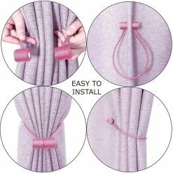 Coupon 🛒 Evideco Set Of 2 Magnetic Braided Cord Curtain Tiebacks Orphee Faux Leather - 23 1/2"L X 0 1/2"W X 0 1/2"H Taupe 😉 -Evideco Shop Set of 2 Magnetic Braided Cord Curtain Tiebacks Orphee Faux Leather 6