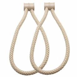 Coupon 🛒 Evideco Set Of 2 Magnetic Braided Cord Curtain Tiebacks Orphee Faux Leather - 23 1/2"L X 0 1/2"W X 0 1/2"H Taupe 😉 -Evideco Shop Set of 2 Magnetic Braided Cord Curtain Tiebacks Orphee Faux Leather 7