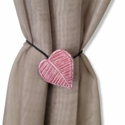 Buy π Evideco Set Of 2 Magnetic Curtain Tieback Wooden Heart Ottawa Small Size - 12"L X 2"W X 1"D Old Grey π 21 Buy π Evideco Set Of 2 Magnetic Curtain Tieback Wooden Heart Ottawa Small Size - 12"L X 2"W X 1"D Old Grey π -Evideco Shop Set of 2 Magnetic Curtain Tieback Wooden Heart Ottawa Small Size 6