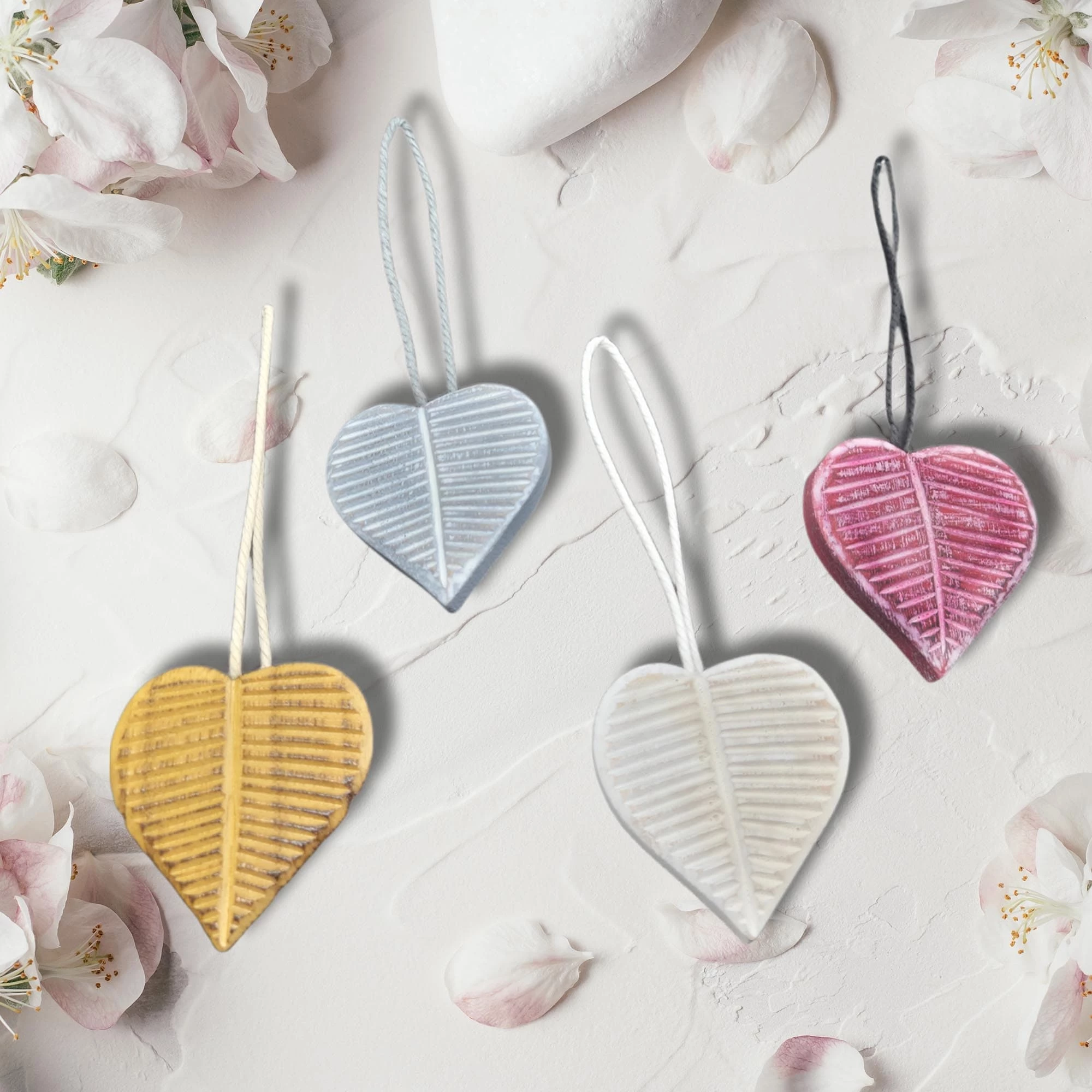 Buy π Evideco Set Of 2 Magnetic Curtain Tieback Wooden Heart Ottawa Small Size - 12"L X 2"W X 1"D Old Grey π 1 Buy π Evideco Set Of 2 Magnetic Curtain Tieback Wooden Heart Ottawa Small Size - 12"L X 2"W X 1"D Old Grey π