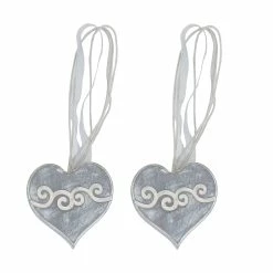 Best Pirce π Evideco Set Of 2 Magnetic Curtain Tieback Wooden Heart Sweety Small Size - 12"L X 2"W X 1"D Black/silver π 28 Best Pirce π Evideco Set Of 2 Magnetic Curtain Tieback Wooden Heart Sweety Small Size - 12"L X 2"W X 1"D Black/silver π -Evideco Shop Set of 2 Magnetic Curtain Tieback Wooden Heart Sweety Small Size 13