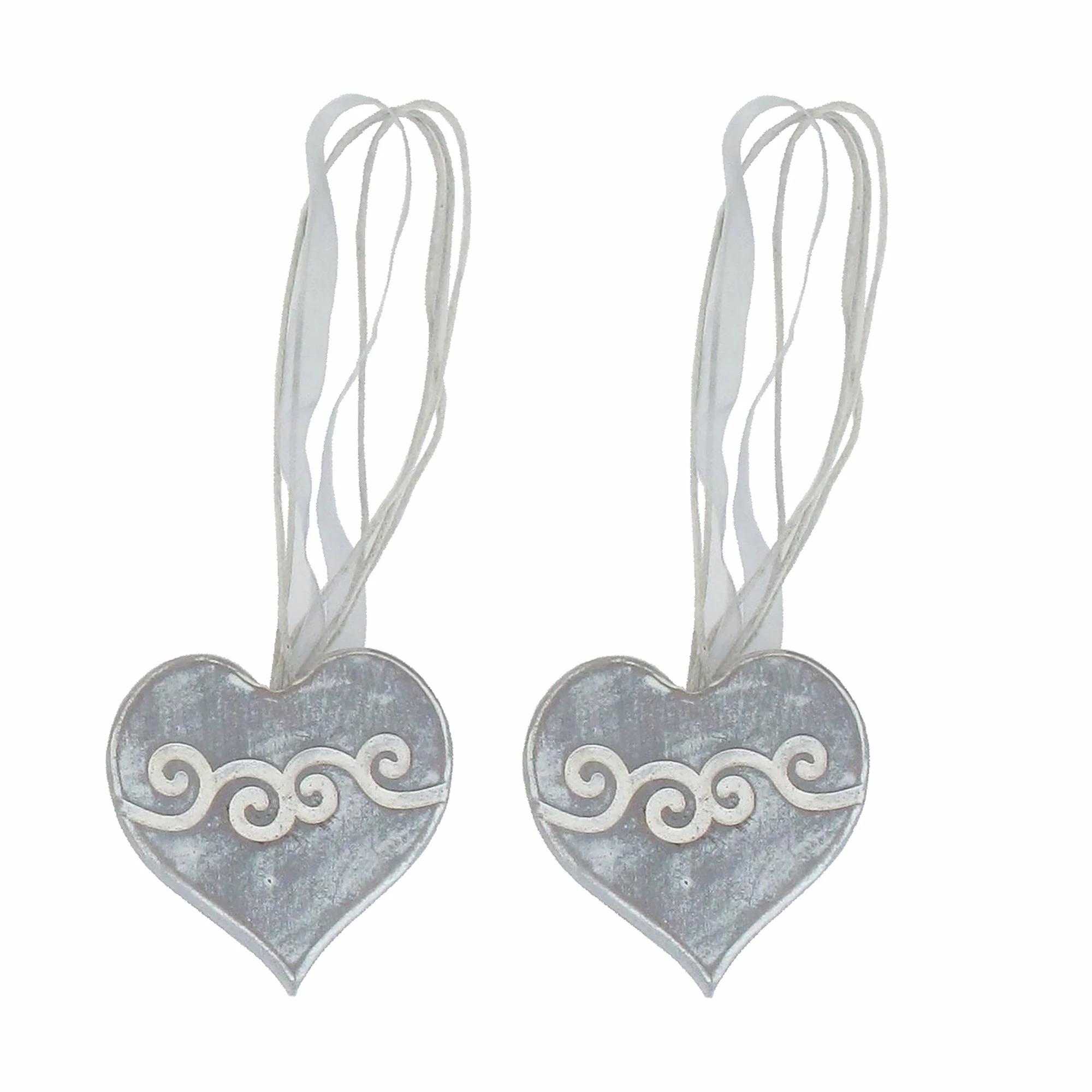Best Pirce π Evideco Set Of 2 Magnetic Curtain Tieback Wooden Heart Sweety Small Size - 12"L X 2"W X 1"D Black/silver π 14 Best Pirce π Evideco Set Of 2 Magnetic Curtain Tieback Wooden Heart Sweety Small Size - 12"L X 2"W X 1"D Black/silver π - Image 14